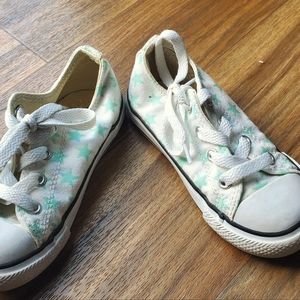 Teal Star Low top Chucks